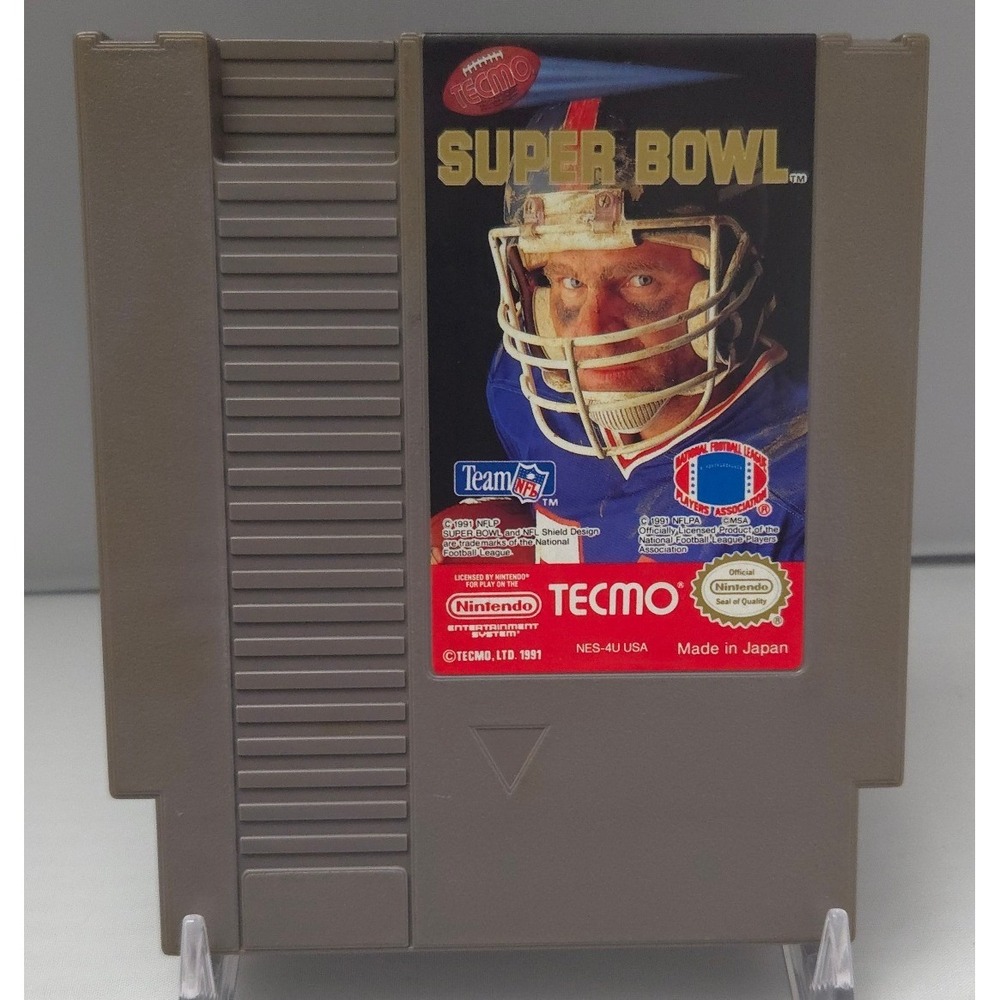 Tecmo Super Bowl - Nintendo (NES) 1991 - Cartridge Only - Clean Tested & WORKING